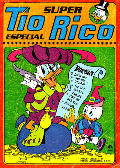 Cover for Super Tío Rico (Tucumán; Editora Pincel, 1980 series) #1