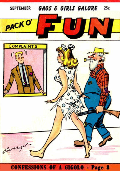 Cover for Pack O' Fun (Magna Publications, 1942 series) #September 1954