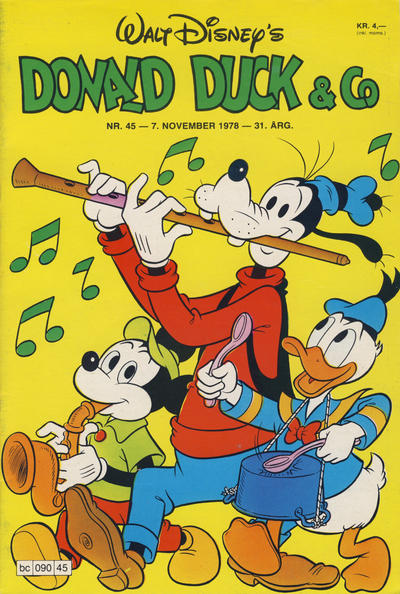 Cover for Donald Duck & Co (Hjemmet / Egmont, 1948 series) #45/1978