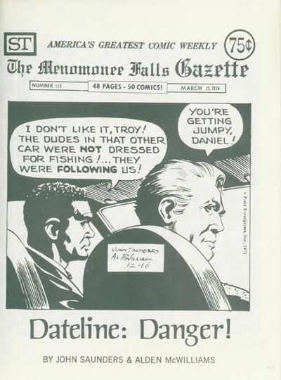 Cover for The Menomonee Falls Gazette (Street Enterprises, 1971 series) #119