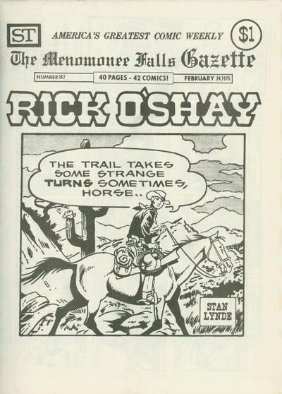 Cover for The Menomonee Falls Gazette (Street Enterprises, 1971 series) #167