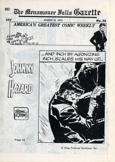 Cover for The Menomonee Falls Gazette (Street Enterprises, 1971 series) #36