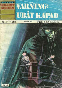 Cover Thumbnail for Soldatserien (Pingvinförlaget, 1976 series) #7/1981
