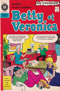 Cover Thumbnail for Betty et Véronica (Editions Héritage, 1971 series) #71