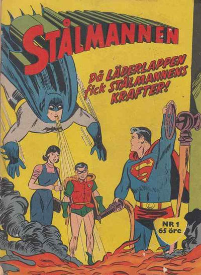 Cover for Stålmannen (Centerförlaget, 1949 series) #1/1960