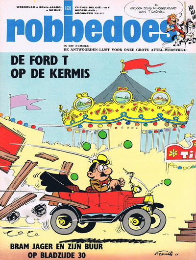 Cover for Robbedoes (Dupuis, 1938 series) #1631