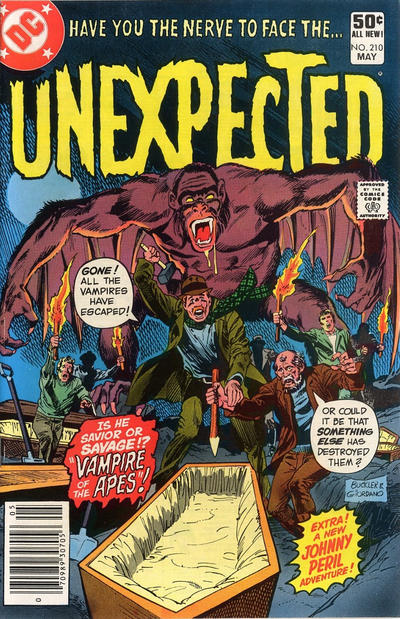 Cover for The Unexpected (DC, 1968 series) #210 [Newsstand]