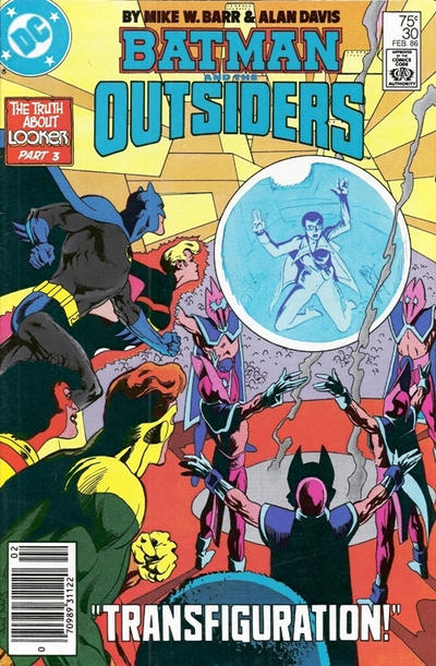 Cover for Batman and the Outsiders (DC, 1983 series) #30 [Newsstand]