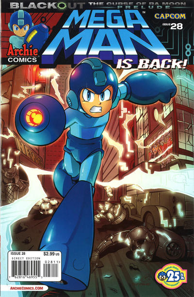 Cover for Mega Man (Archie, 2011 series) #28 [Direct Edition]