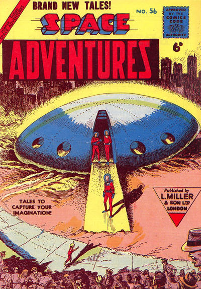 Cover for Space Adventures (L. Miller & Son, 1953 series) #56