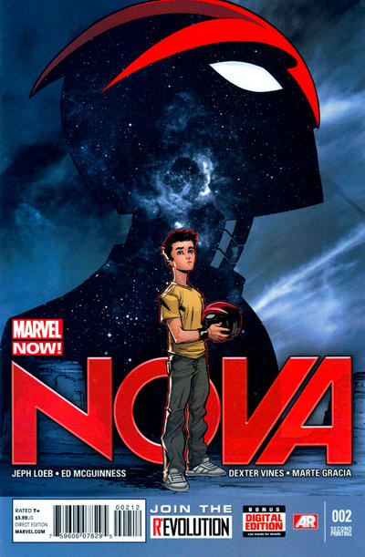 Cover for Nova (Marvel, 2013 series) #2 [2nd Printing]