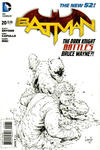 Cover Thumbnail for Batman (2011 series) #20 [Greg Capullo Black & White Cover]