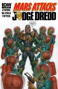Cover Thumbnail for Mars Attacks Judge Dredd (IDW, 2013 series) #1