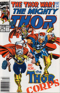 Cover Thumbnail for Thor (Marvel, 1966 series) #440 [Newsstand]