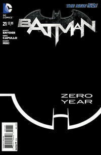Cover Thumbnail for Batman (DC, 2011 series) #21 [Greg Capullo Black & White Cover]