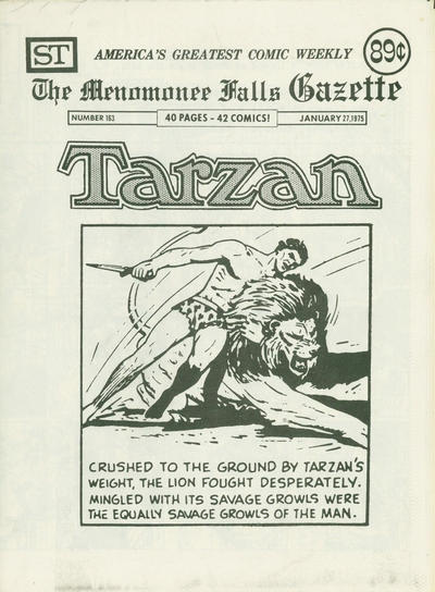 Cover for The Menomonee Falls Gazette (Street Enterprises, 1971 series) #163