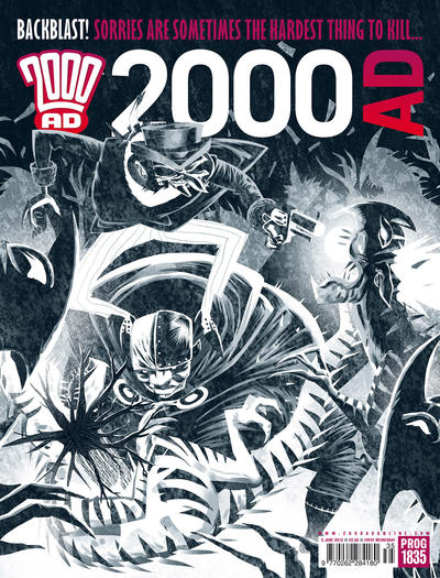 Cover for 2000 AD (Rebellion, 2001 series) #1835