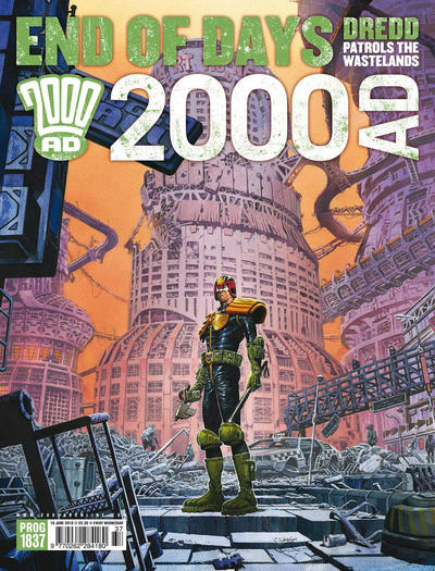 Cover for 2000 AD (Rebellion, 2001 series) #1837