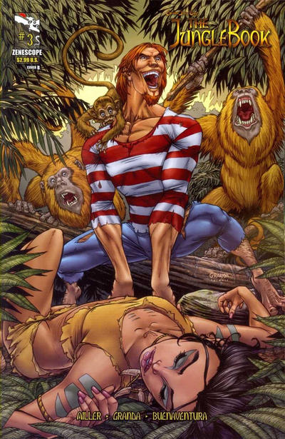 Cover for Grimm Fairy Tales Presents The Jungle Book (Zenescope Entertainment, 2012 series) #3 [Cover B]