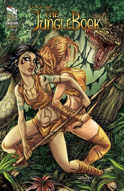 Cover for Grimm Fairy Tales Presents The Jungle Book (Zenescope Entertainment, 2012 series) #4 [Cover B]