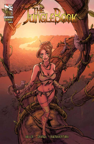 Cover for Grimm Fairy Tales Presents The Jungle Book (Zenescope Entertainment, 2012 series) #4 [Cover C]