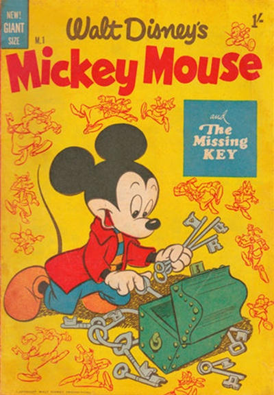Cover for Walt Disney's Mickey Mouse (W. G. Publications; Wogan Publications, 1956 series) #1