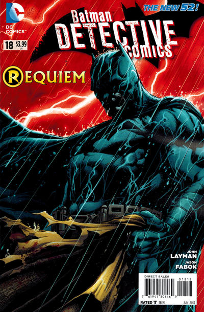 Cover for Detective Comics (DC, 2011 series) #18 [Second Printing]