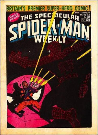Cover for The Spectacular Spider-Man Weekly (Marvel UK, 1979 series) #344