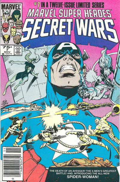 Cover for Marvel Super-Heroes Secret Wars (Marvel, 1984 series) #7 [Newsstand]