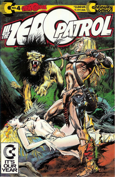 Cover for Zero Patrol (Continuity, 1987 series) #4 [Direct]