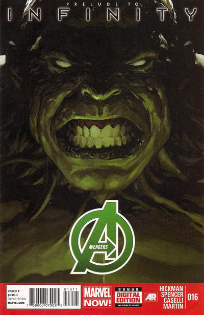 Cover for Avengers (Marvel, 2013 series) #16 [Direct Edition]