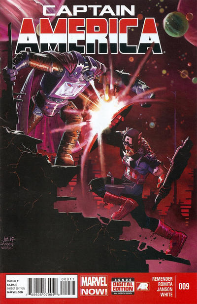 Cover for Captain America (Marvel, 2013 series) #9