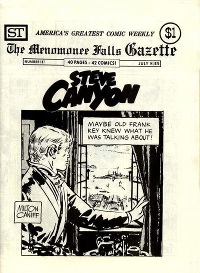 Cover for The Menomonee Falls Gazette (Street Enterprises, 1971 series) #187
