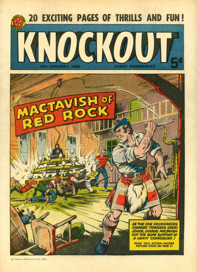 Cover for Knockout (Amalgamated Press, 1939 series) #19 January 1963 [1247]