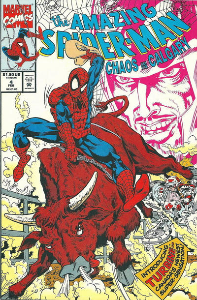 Cover for The Amazing Spider-Man: Chaos in Calgary (Marvel, 1993 series) #4