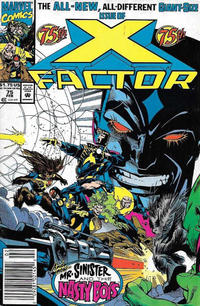 Cover Thumbnail for X-Factor (Marvel, 1986 series) #75 [Newsstand]