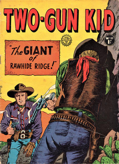 Cover for Two-Gun Kid (Horwitz, 1954 series) #33