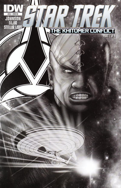 Cover for Star Trek (IDW, 2011 series) #25 [Cover RI Incentive Erfan Fajar Sketch Cover]