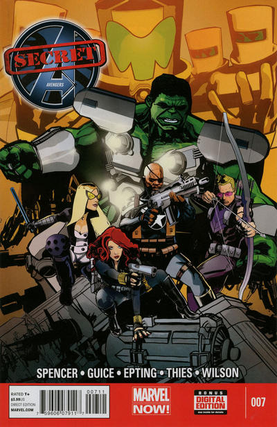 Cover for Secret Avengers (Marvel, 2013 series) #7