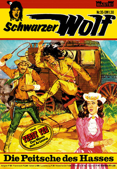 Cover for Schwarzer Wolf (Bastei Verlag, 1975 series) #35