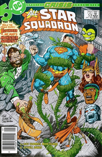 Cover for All-Star Squadron (DC, 1981 series) #53 [Newsstand]