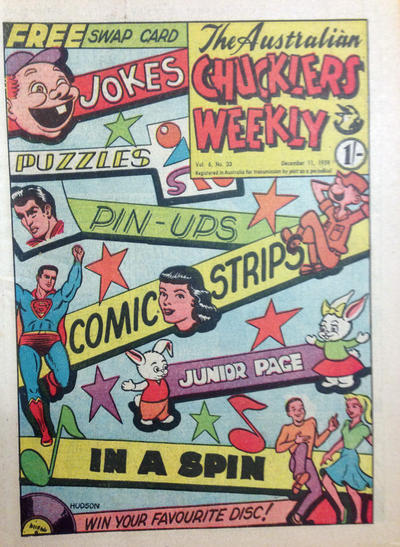 Cover for Chucklers' Weekly (Consolidated Press, 1954 series) #v6#33