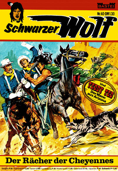 Cover for Schwarzer Wolf (Bastei Verlag, 1975 series) #40