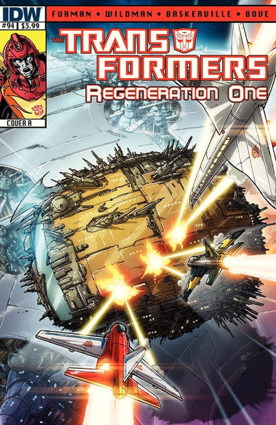 Cover for Transformers: Regeneration One (IDW, 2012 series) #94 [Cover A - Andrew Wildman]