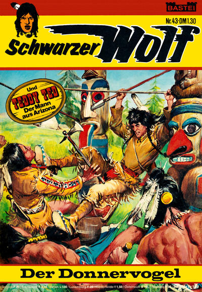 Cover for Schwarzer Wolf (Bastei Verlag, 1975 series) #43