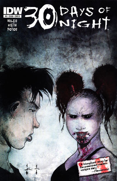 Cover for 30 Days of Night (IDW, 2011 series) #4 [Cover B Sam Kieth]