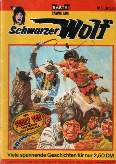Cover for Schwarzer Wolf Sammelband (Bastei Verlag, 1975 series) #5