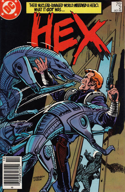 Cover for Hex (DC, 1985 series) #2 [Newsstand]