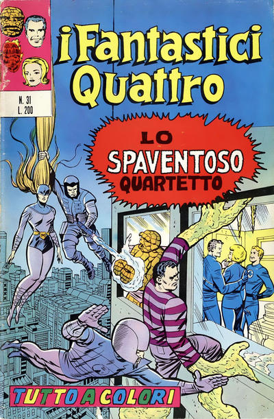 Cover for I Fantastici Quattro (Editoriale Corno, 1971 series) #31