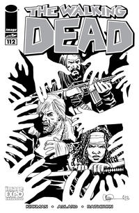 Cover for The Walking Dead (Image, 2003 series) #112 [Image Expo Exclusive Variant by Charlie Adlard]